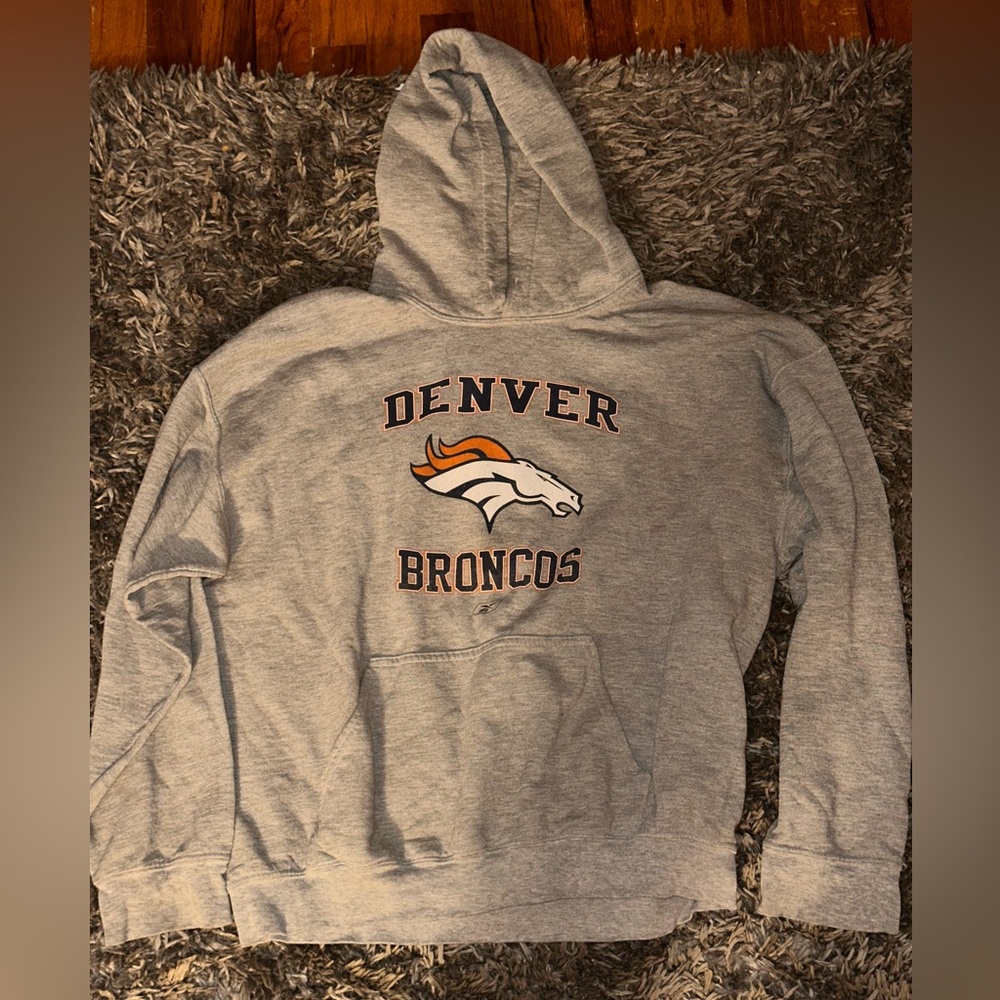 Gray Bronco Hoodie